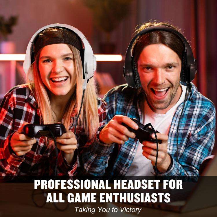 KOTION EACH GS410 Omni-directional Mic Noise Reduction Headset, Length: About 1.9m(Blac)