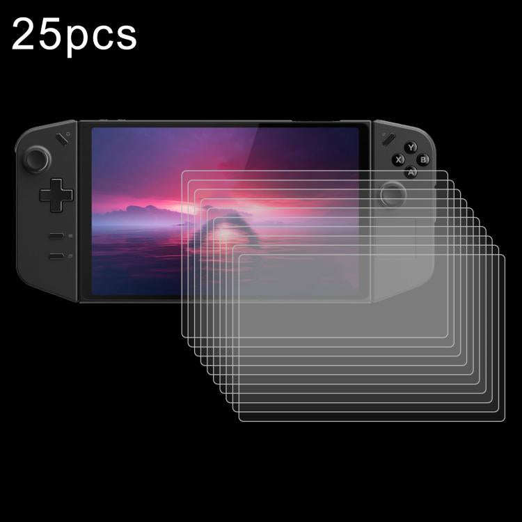 For Lenovo Legion Go S 8.0 inch 25pcs 9H 0.3mm Explosion-proof Tempered Glass Film