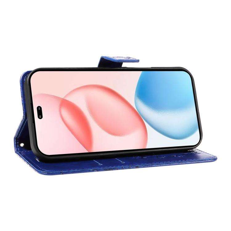 For Honor 400 Pro Global 160.8mm 3D Butterfly Embossed Pattern Flip Leather Phone Case(Blue)