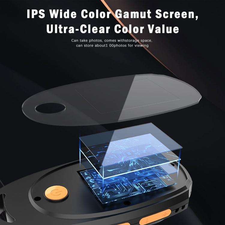 CPL-05-0011 2MP 2 inch HD Screen Handheld Digital Microscope 500X Magnification(Black)
