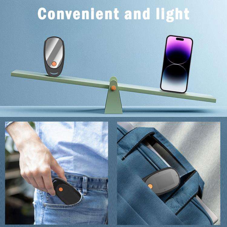 CPL-05-0011 2MP 2 inch HD Screen Handheld Digital Microscope 500X Magnification(Black)