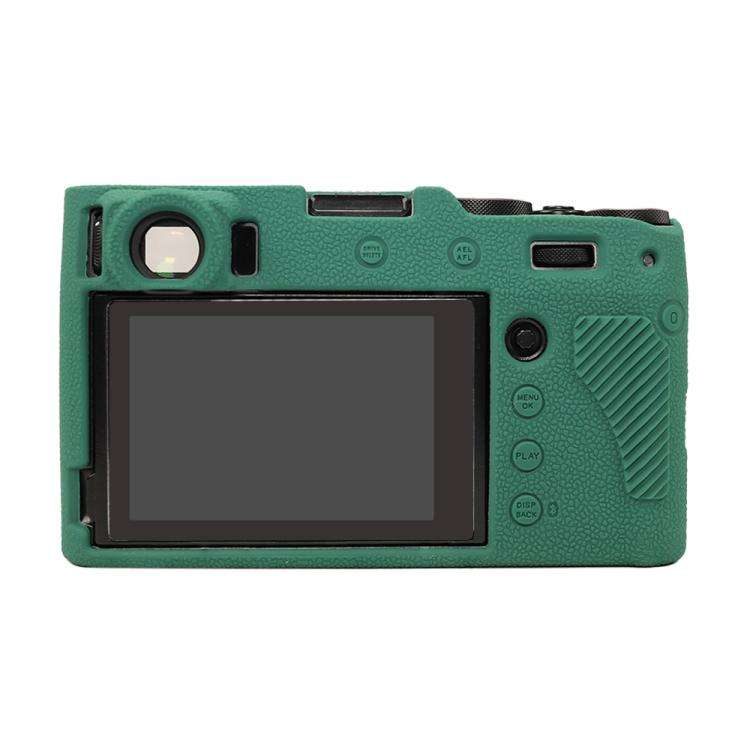 For FUJIFILM X100VI Litchi Texture Soft Silicone Protective Case(Green)