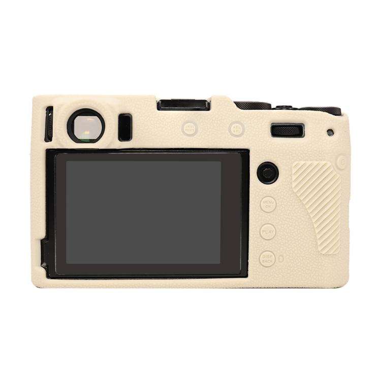 For FUJIFILM X100VI Litchi Texture Soft Silicone Protective Case(White)