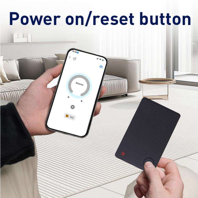 My Card K1 Global Ultra-thin Card Type Location Tracker Anti-lost Device(Black)