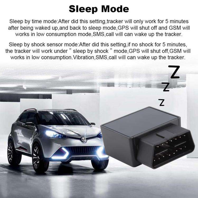 OBD Car 4G GPS Locator Tracker(Black)