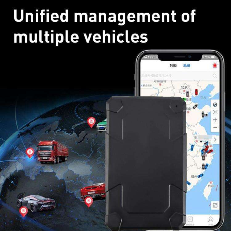 GT18C 10000mAh Car 4G GPS Locator Tracker(Black)