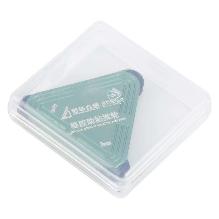 XHZC Middle Frame Waterproof Adhesive Assisting Push with 3 / 4 / 5mm Auxiliary Wheel