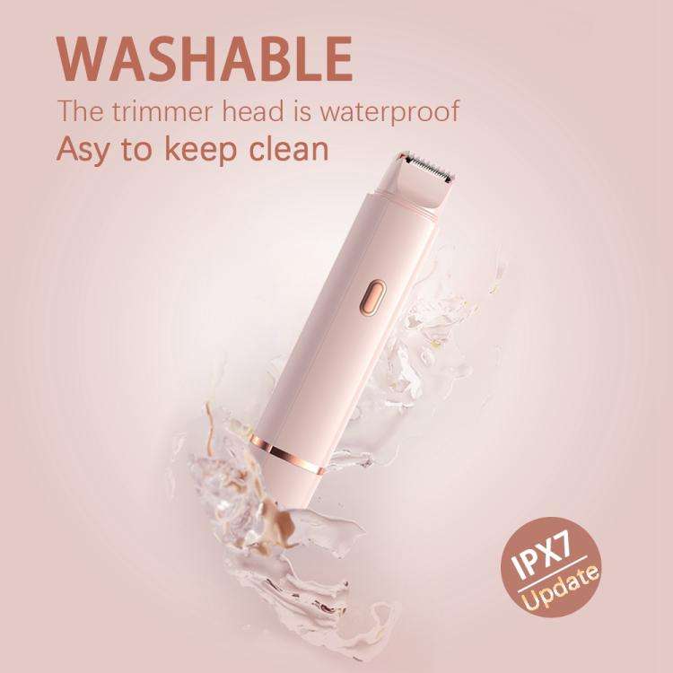 Type-C Double Head Female Private Parts Electric Shaver(Pink)
