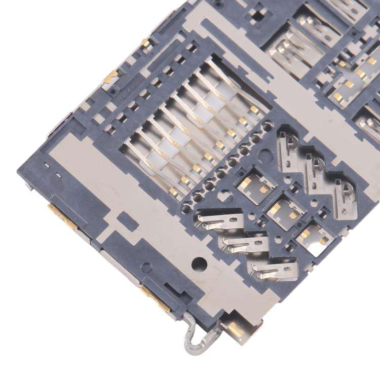 For Galaxy Galaxy A5 2016 SM-A510 10pcs Original SIM + Micro SD Card Reader