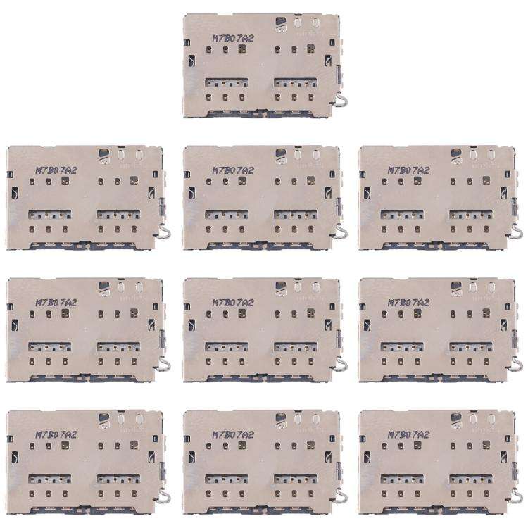 For Galaxy S6 SM-G920 10pcs Original Dual SIM Card Reader