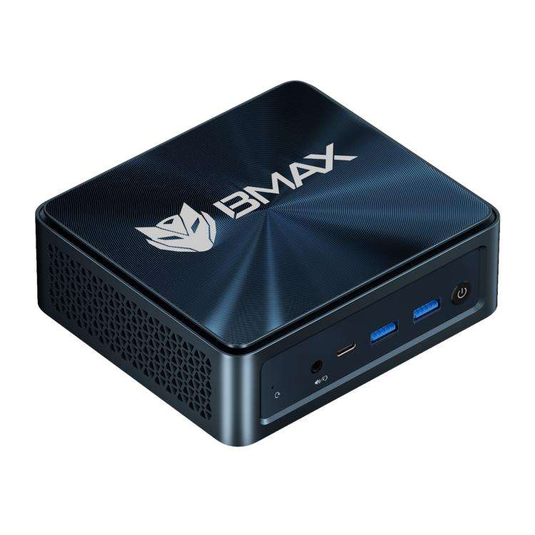 BMAX B9 Plus Windows 11 Mini PC, 24GB+512GB, Intel Core i5-1250P, Support 3 Monitors Output(EU Plug)