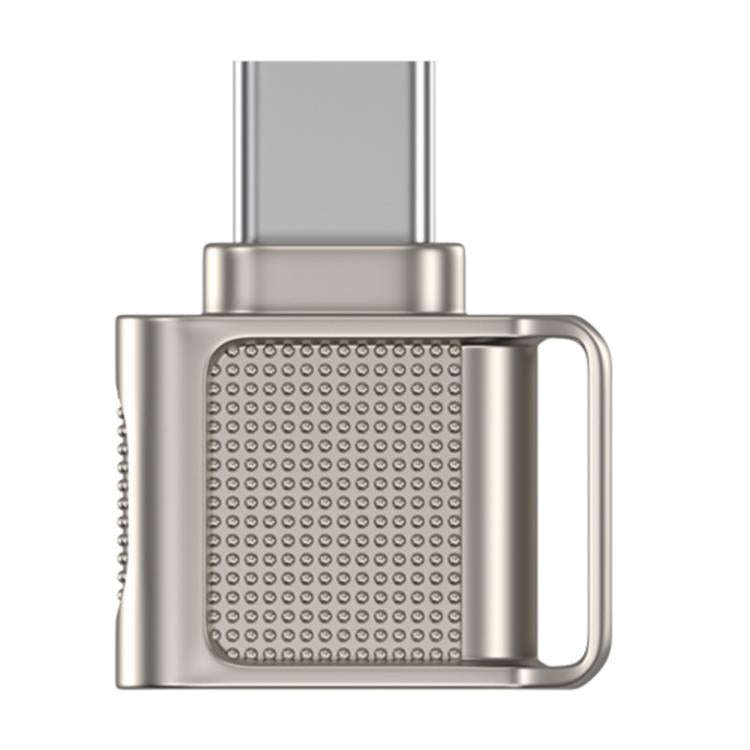 Type-C 3.0 to TF Card High Speed Mini Card Reader(Light Gold)