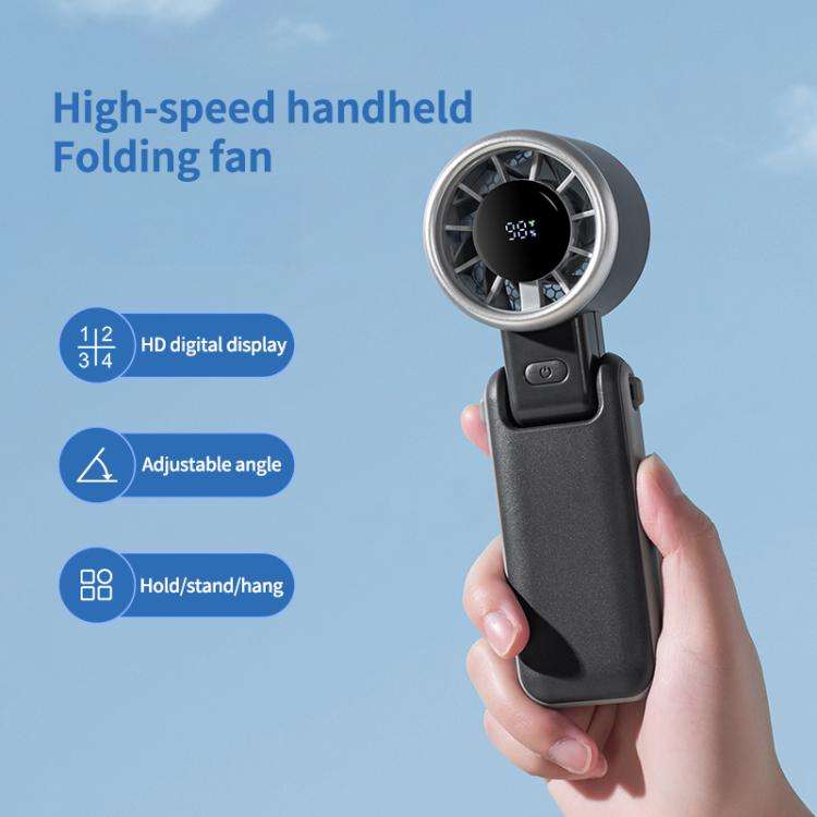 H03 High Speed ??Handheld Folding Fan(Green)