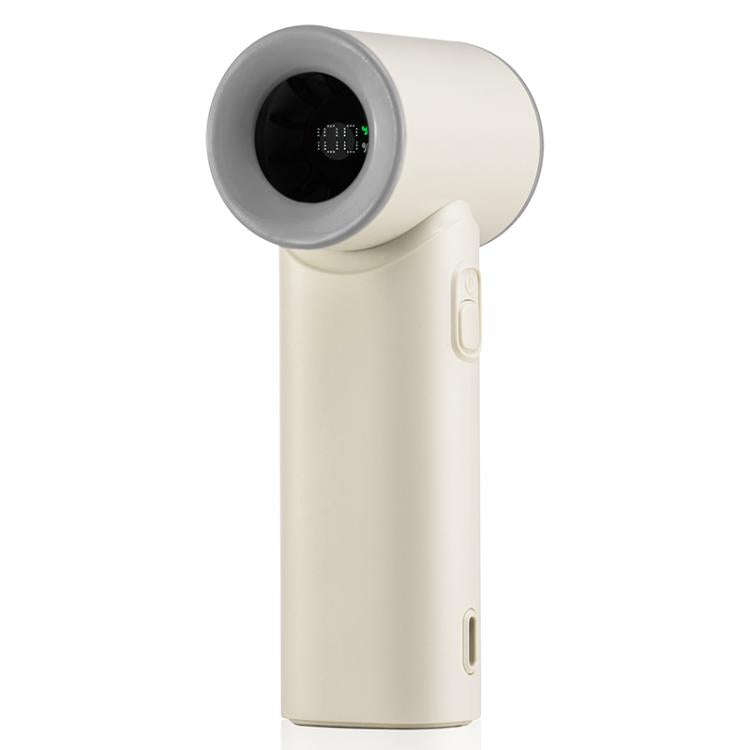 N610 Digital Display High Speed Handheld Fan(Beige)