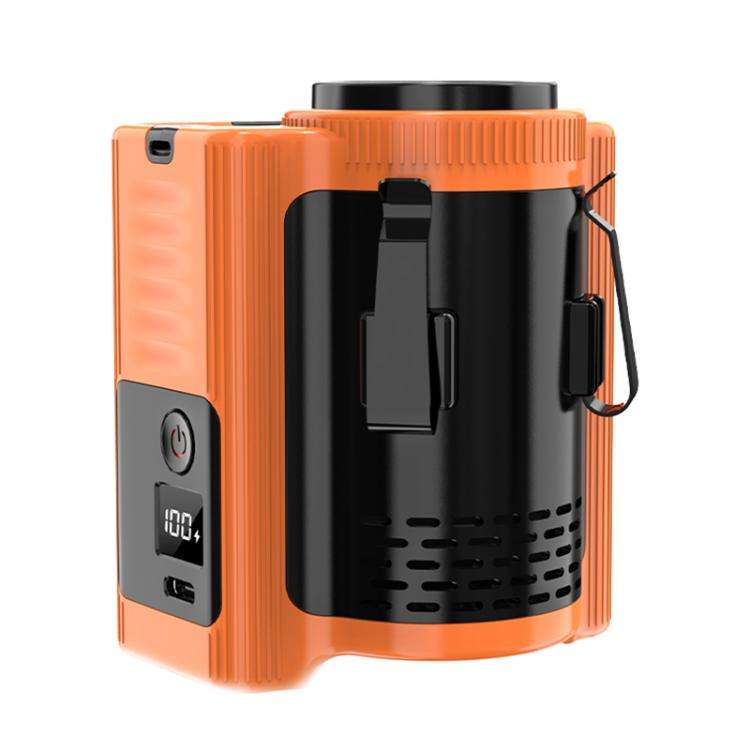 N610Y Waist Hanging High Speed Mini Fan(Orange)