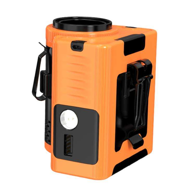 N610Y Waist Hanging High Speed Mini Fan(Orange)