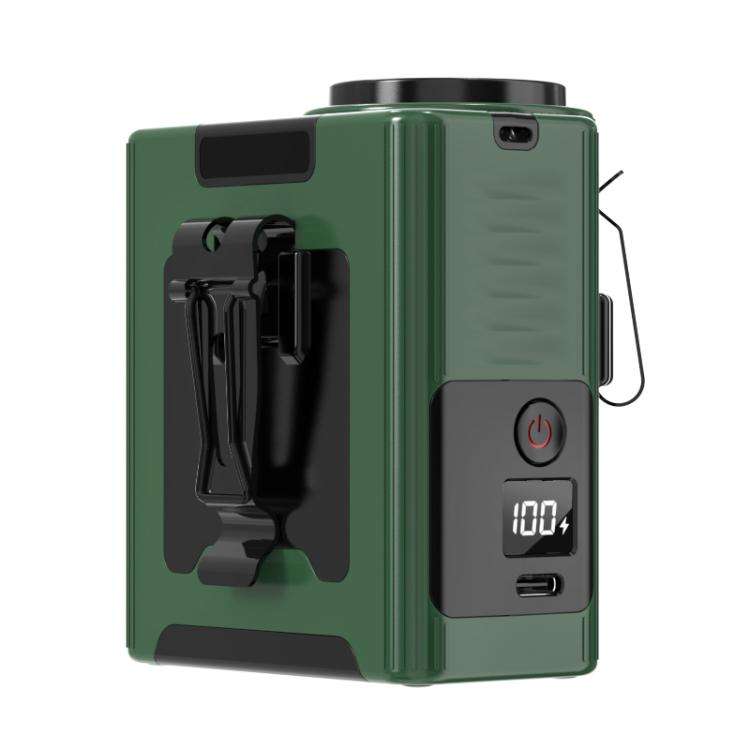 N610Y Waist Hanging High Speed Mini Fan(Green)
