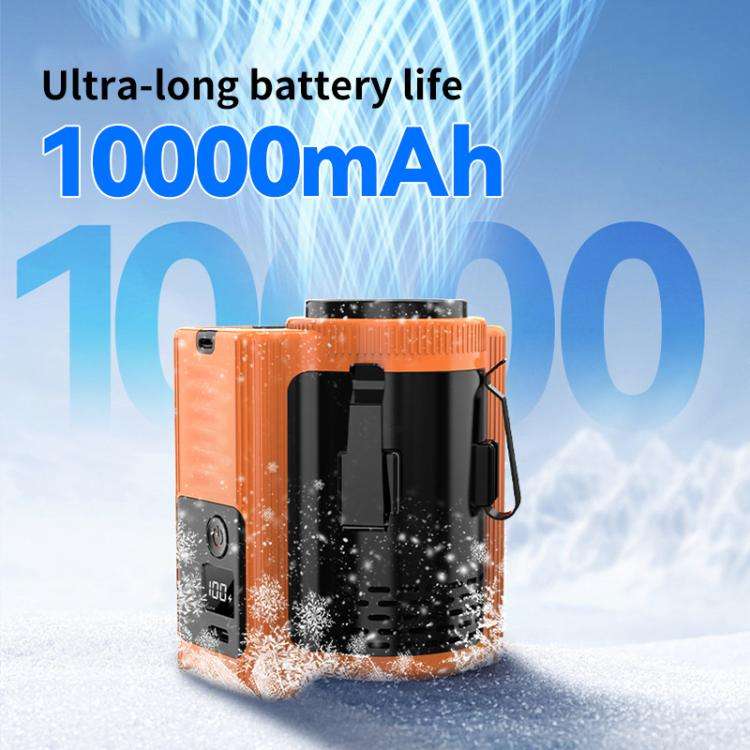 N610Y Waist Hanging High Speed Mini Fan(Orange)