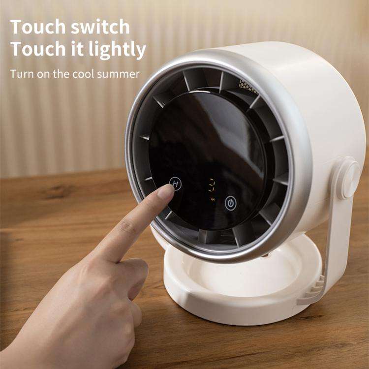 N703 Timed Desktop Air Circulation Electric Fan(White)