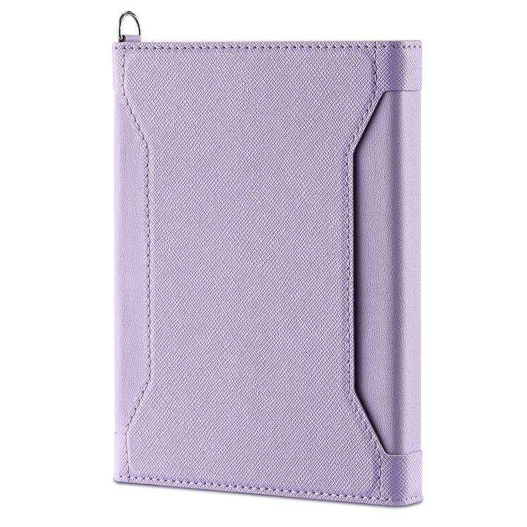 Multifunctional Magnetic Passport Card Holder RFID Anti-theft Document Bag(Purple)