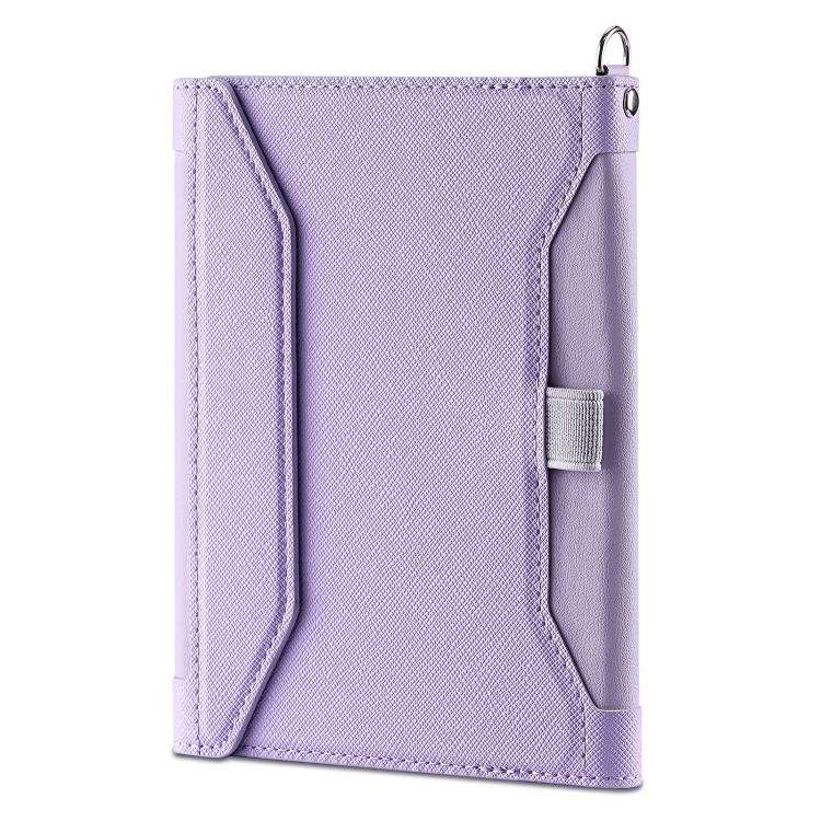 Multifunctional Magnetic Passport Card Holder RFID Anti-theft Document Bag(Purple)