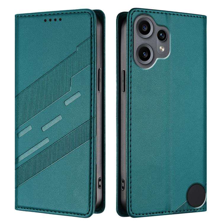 For Nothing CMF Phone 2 Pro Embossed Multi-functional Wallet Retro Leather Phone Case(Dark Green)