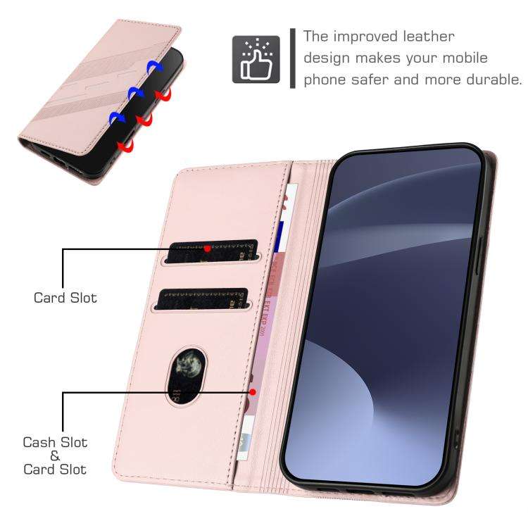 For Nothing CMF Phone 2 Pro Embossed Multi-functional Wallet Retro Leather Phone Case(Pink)