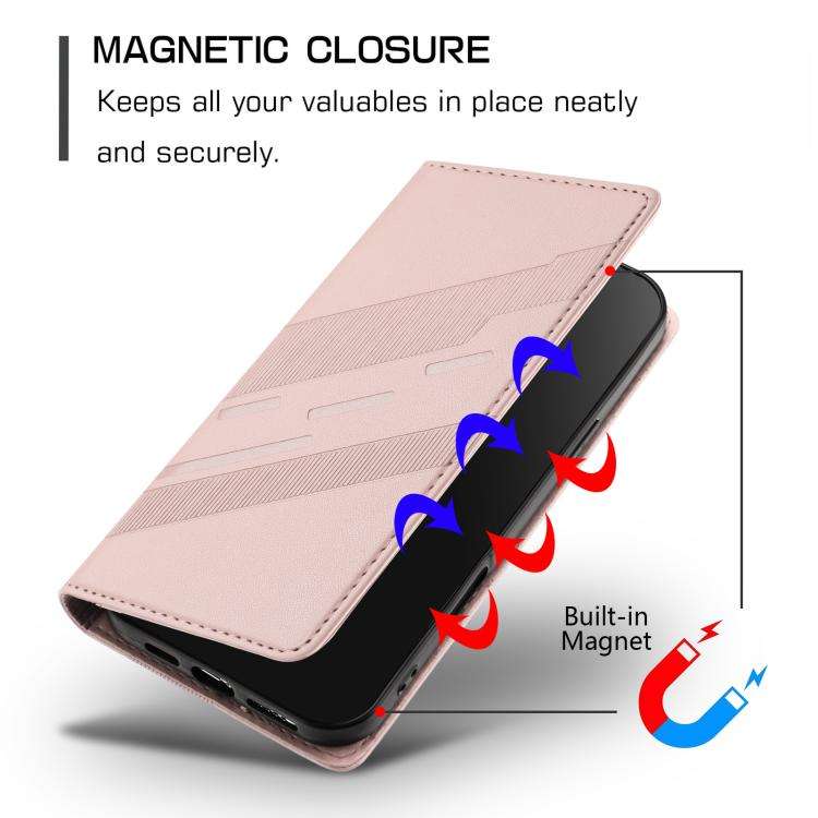 For Nothing CMF Phone 2 Pro Embossed Multi-functional Wallet Retro Leather Phone Case(Pink)