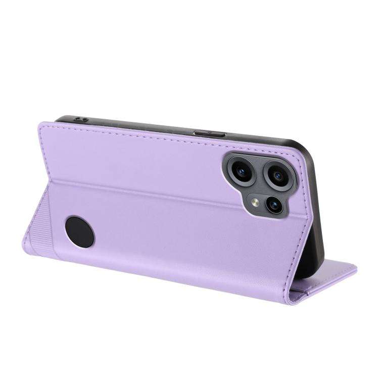 For Nothing CMF Phone 2 Pro Embossed Multi-functional Wallet Retro Leather Phone Case(Light Purple)