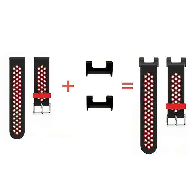 For Amazfit T-Rex 1 Pair Metal Watch Band Connector with Screwdriver(Black)