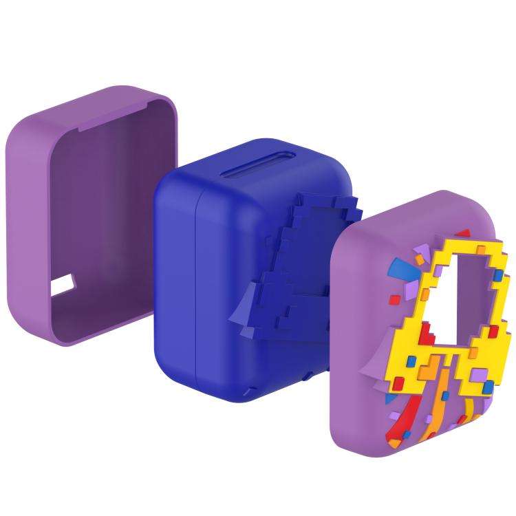 For Bitzee Disney Interactive Toy Digital Pet Silicone Protective Case(Purple)