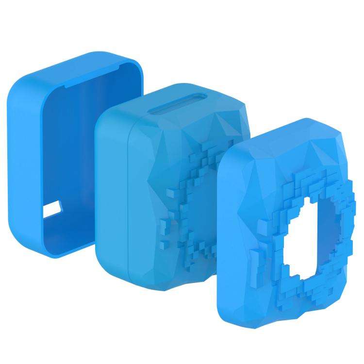 For Bitzee Magicals Interactive Toy Digital Pet Silicone Protective Case(Sky Blue)