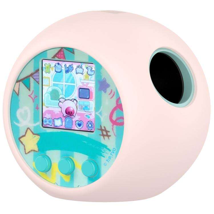 For Punirunes Interactive Toy Digital Pet Silicone Protective Case(Pink)