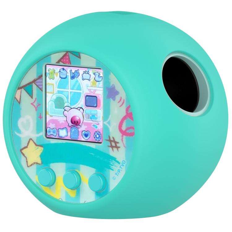 For Punirunes Interactive Toy Digital Pet Silicone Protective Case(Teal)