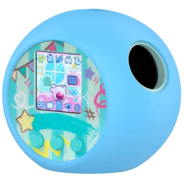 For Punirunes Interactive Toy Digital Pet Silicone Protective Case(Sky Blue)