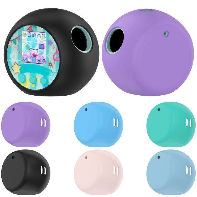 For Punirunes Interactive Toy Digital Pet Silicone Protective Case(Light Blue)