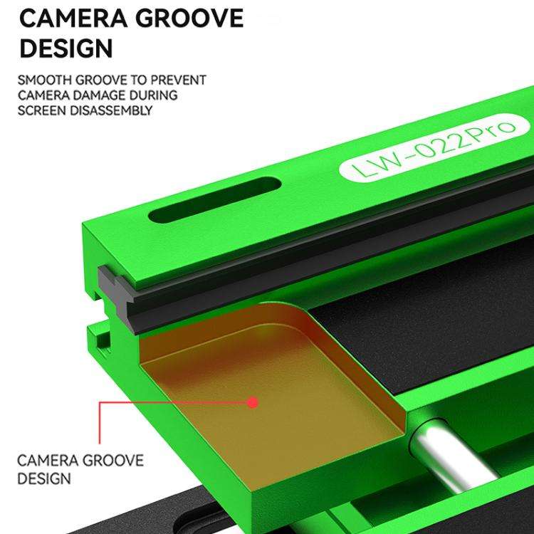 LUOWEI LW-022Pro 2  in 1 Universal 360 Rotating Phone Back Cover Separation Fixture