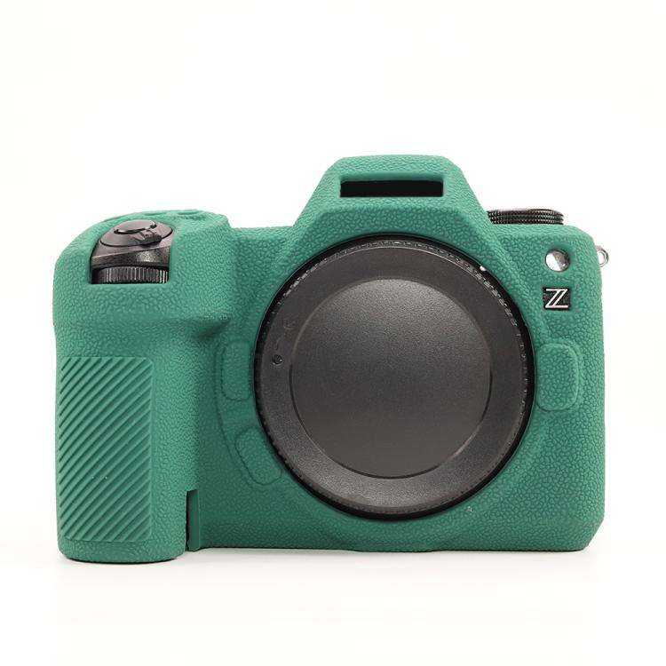 For Nikon Z6III Litchi Texture Soft Silicone Protective Case(Green)