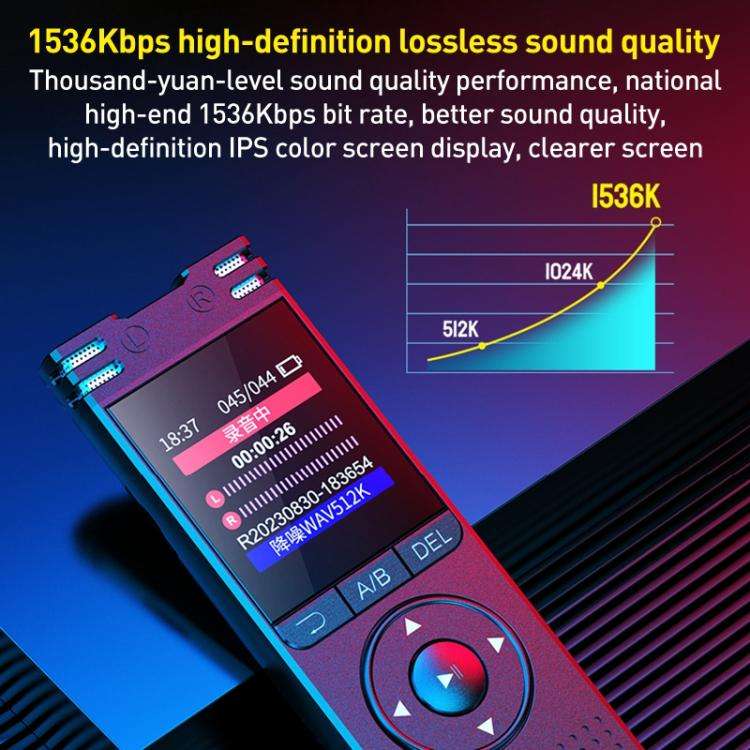ZD70 Smart HD Noise Reduction Voice Control Recording Pen(Black)