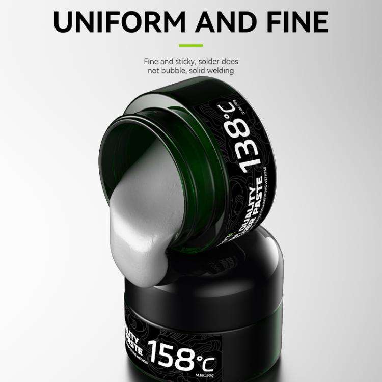 LUOWEI LW-SP1 50g PCB Repair Lead-free Solder Paste, Model:158 Degrees