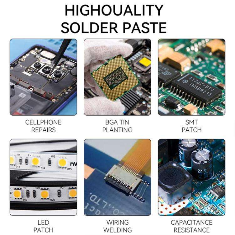 LUOWEI LW-SP1 50g PCB Repair Lead-free Solder Paste, Model:199 Degrees