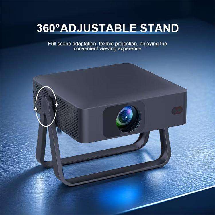 N5-A 1280x720P LCD Smart HD Projector, Plug:UK Plug(Black)