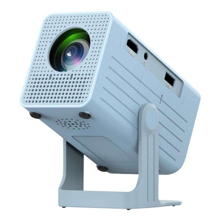 N6 1280x720P 70ANSI Android 11.0 Smart Mini Projector, Plug:UK Plug(Blue)