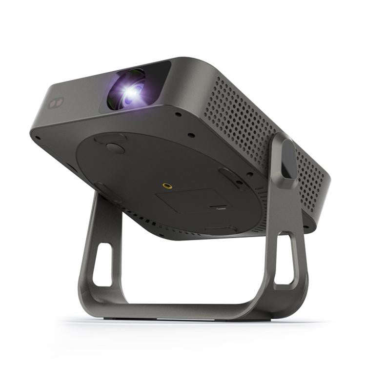 R1 1920x1280P 600ANSI Android 12.0 Smart Mini Portable Projector, Plug:AU Plug(Black)