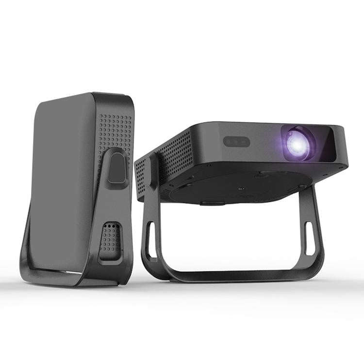 R1 1920x1280P 600ANSI Android 12.0 Smart Mini Portable Projector, Plug:AU Plug(Black)