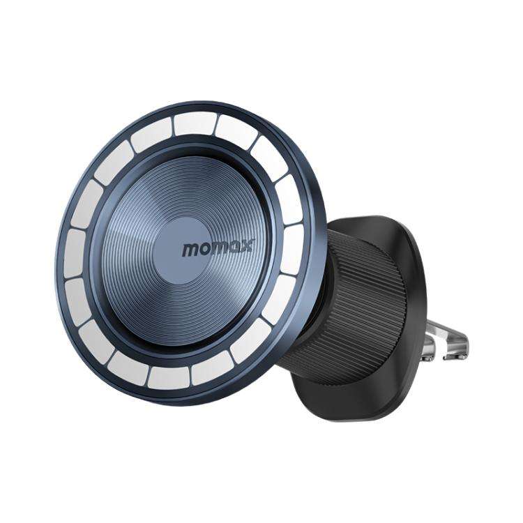MOMAX CM35 1-Move Relaxaire Aluminum Alloy Magnetic Car Aromatherapy Holder(Dark Grey)