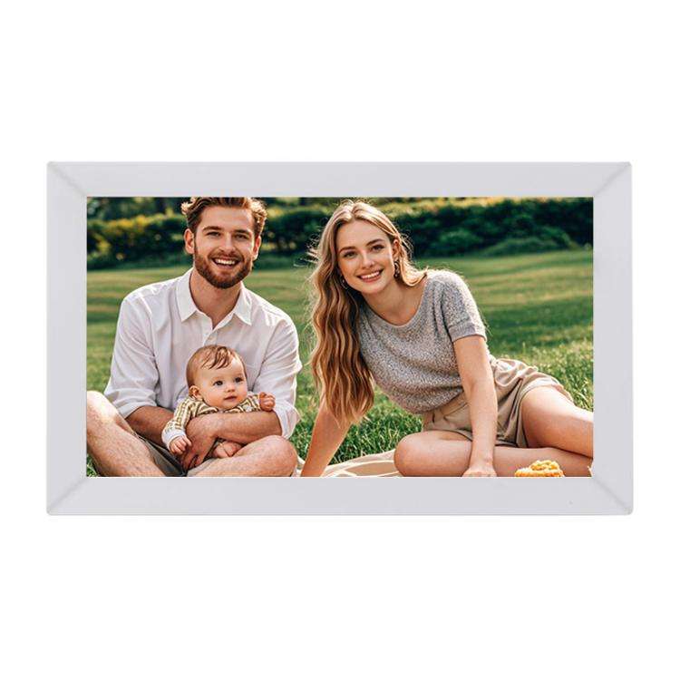 17 inch LCD Display Cloud Photo Frame 1G+32GB 3326C Quad-Core CPU Android 7.0, Plug:UK Plug(White)