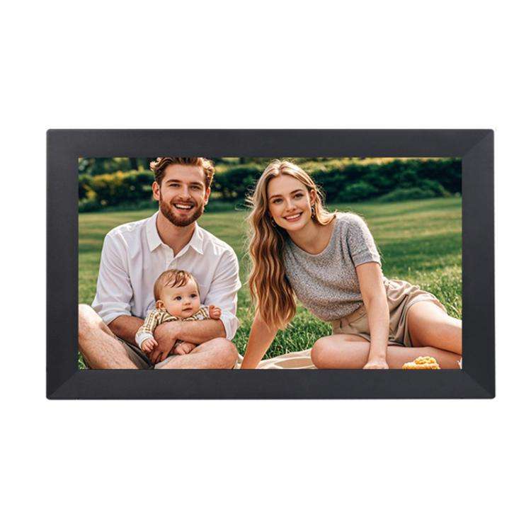 17 inch LCD Display Cloud Photo Frame 1G+32GB 3326C Quad-Core CPU Android 7.0, Plug:AU Plug(Black)