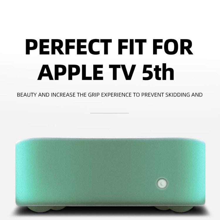 For Apple TV 4K 5th / 4th Anti-slip Shockproof Silicone Remote Control Protective Case(Red)