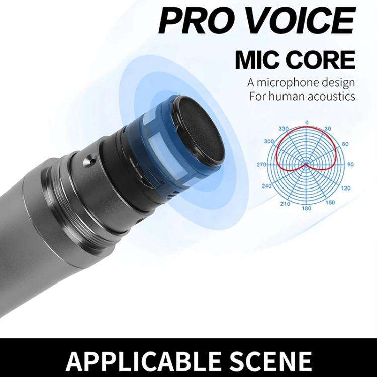 XTUGA M6604S-H Diversity Wireless Microphone System 4 Channel UHF Handheld Microphone